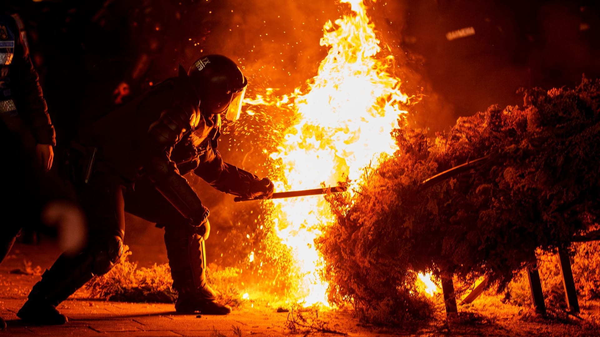 In Rumänien eskalierten die Proteste am Wochenende.