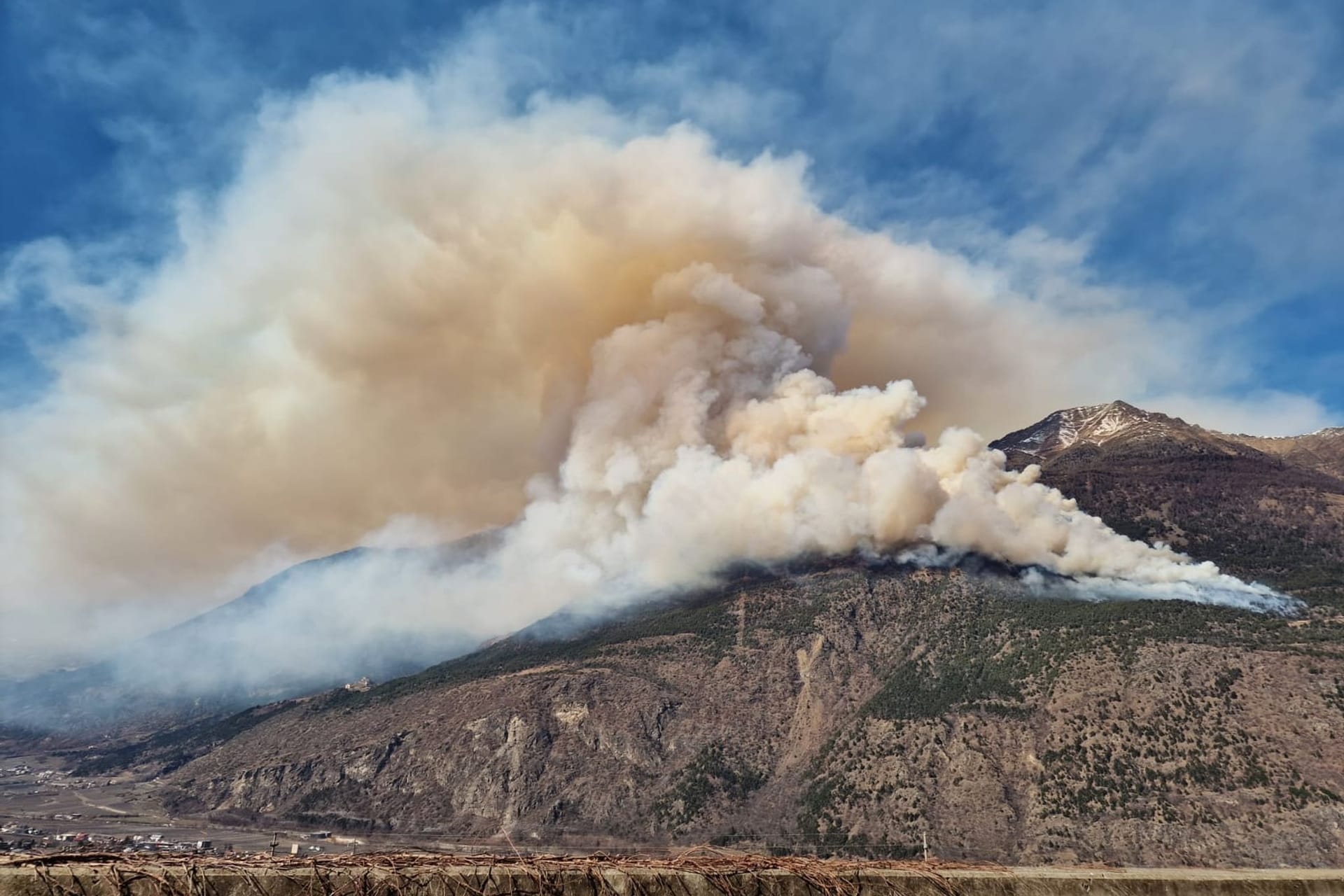 Waldbrand in Südtirol