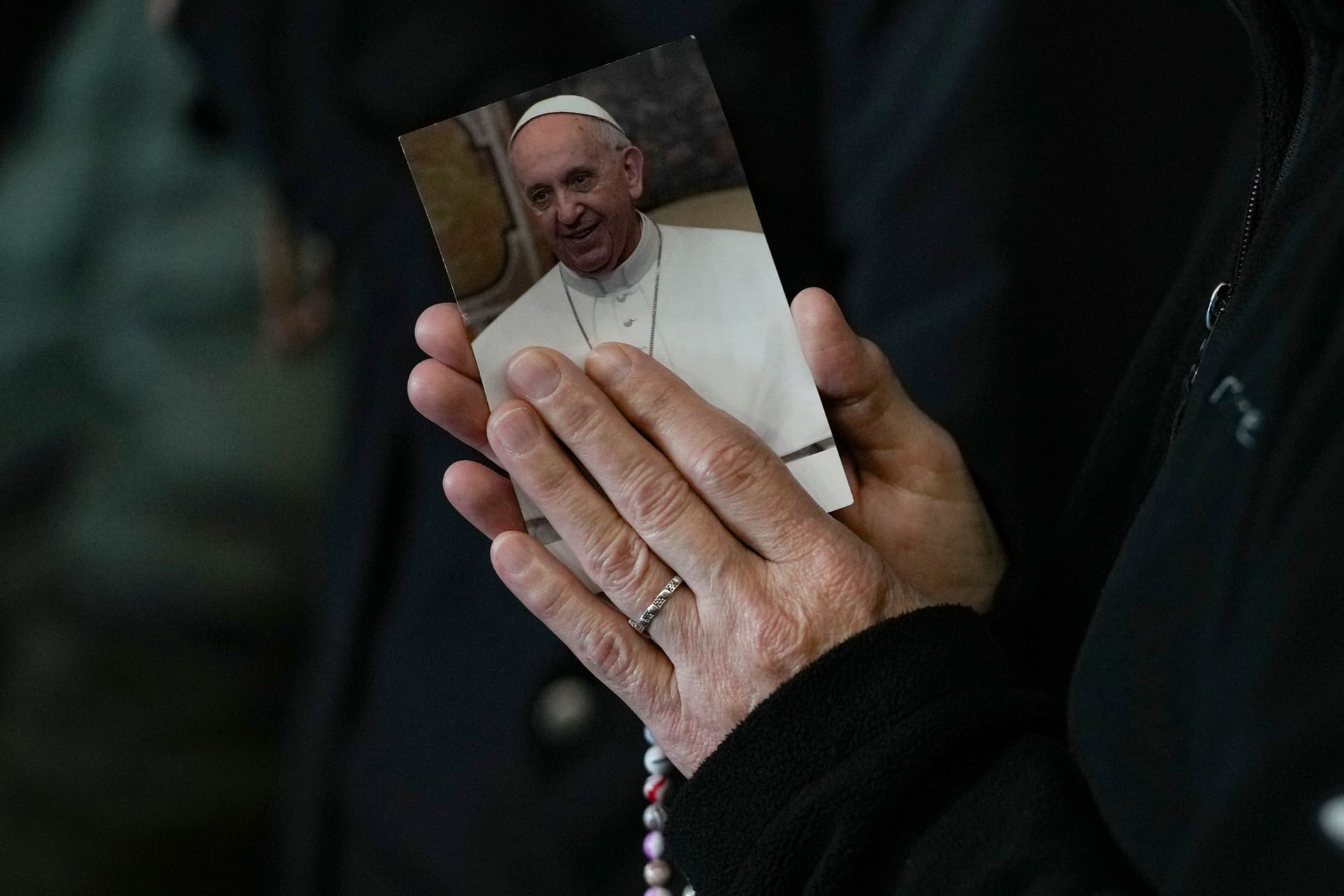 Papst Franziskus im Krankenhaus