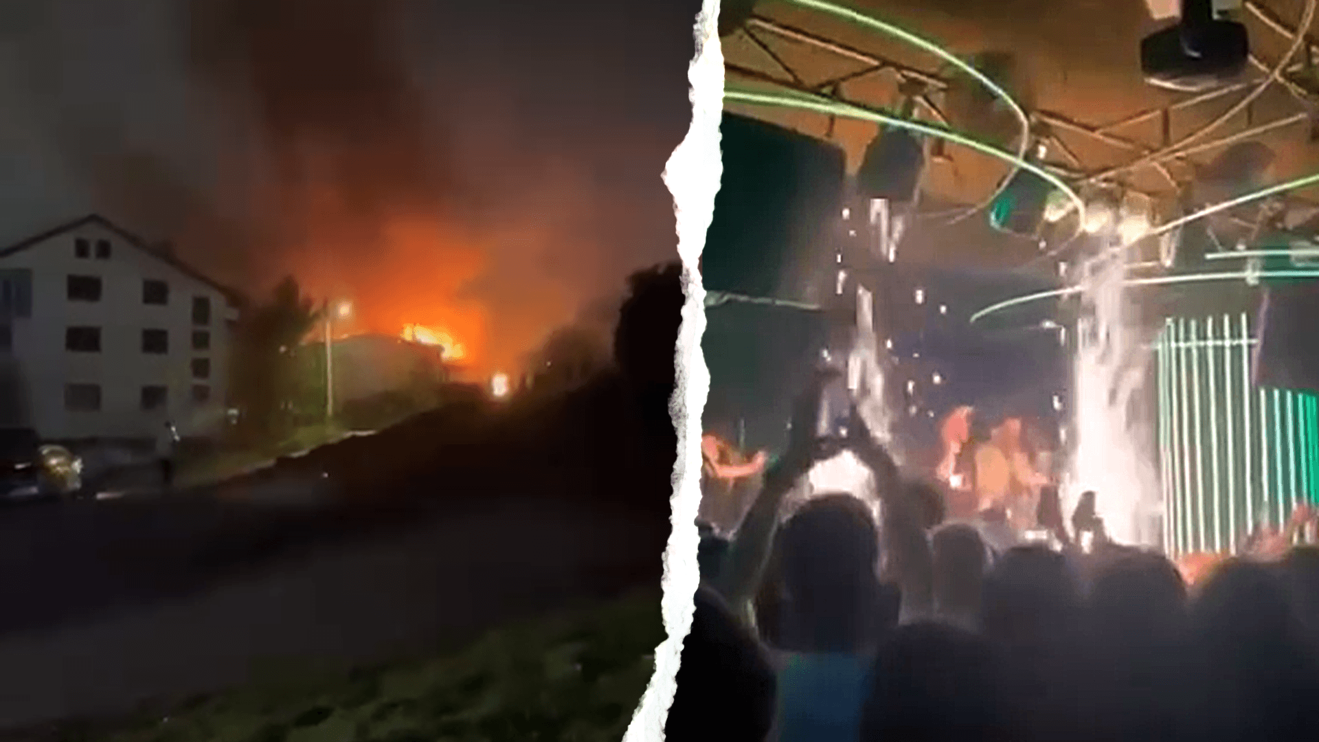 Kacani in Nordmazedonien: In einer Disco ist nachts ein Feuer ausgebrochen