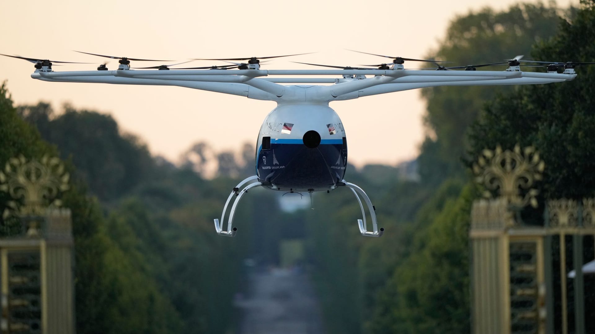 Testflüge der Flugtaxis von Volocopter