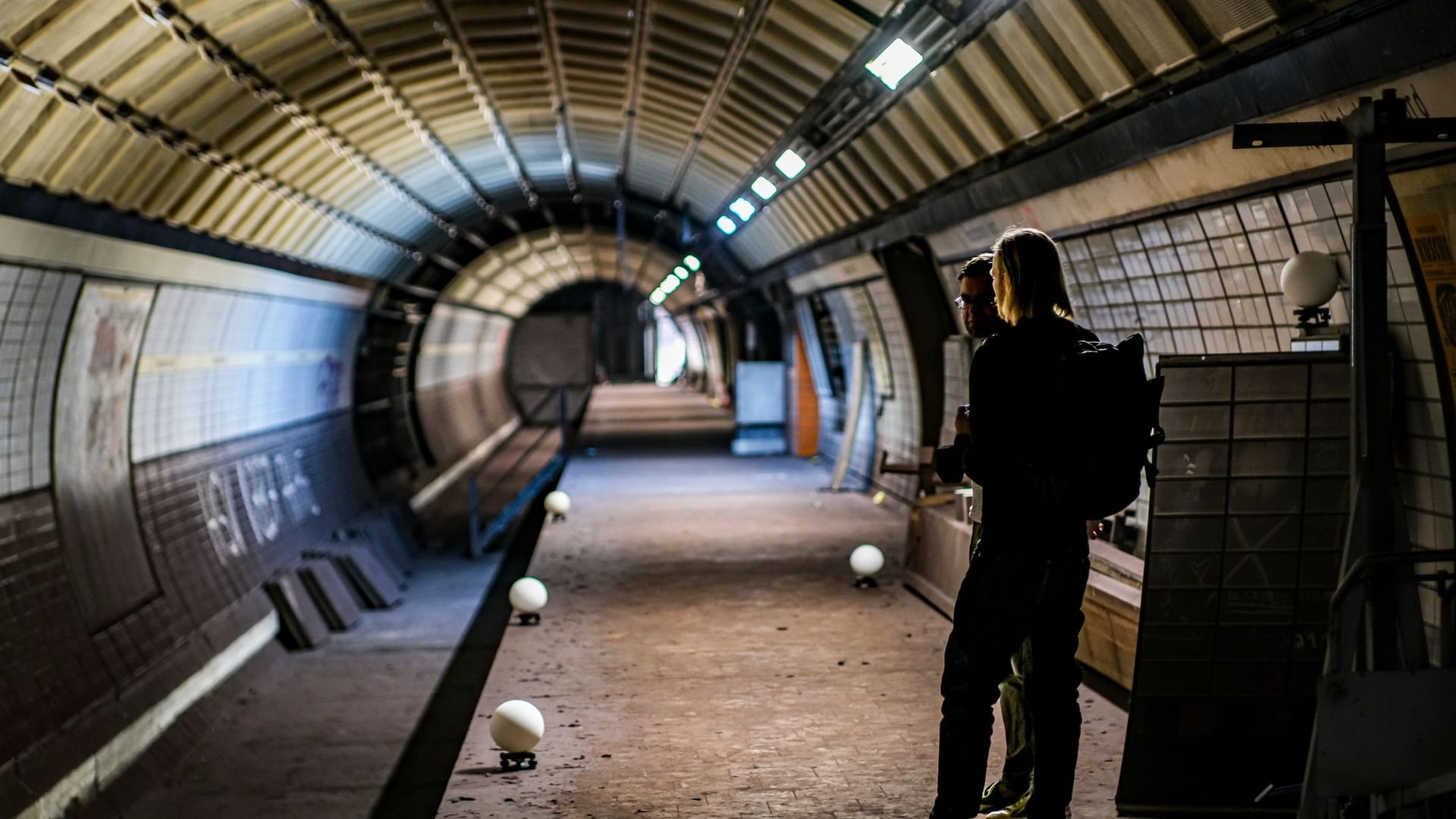 Stillgelegter U-Bahn-Tunnel: Unter dem Hamburger Hauptbahnhof gibt es diesen Lost Place.