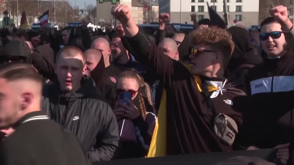 BERLIN-RECHTSEXTREME/DEMO BERLIN-RECHTSEXTREME/DEMO