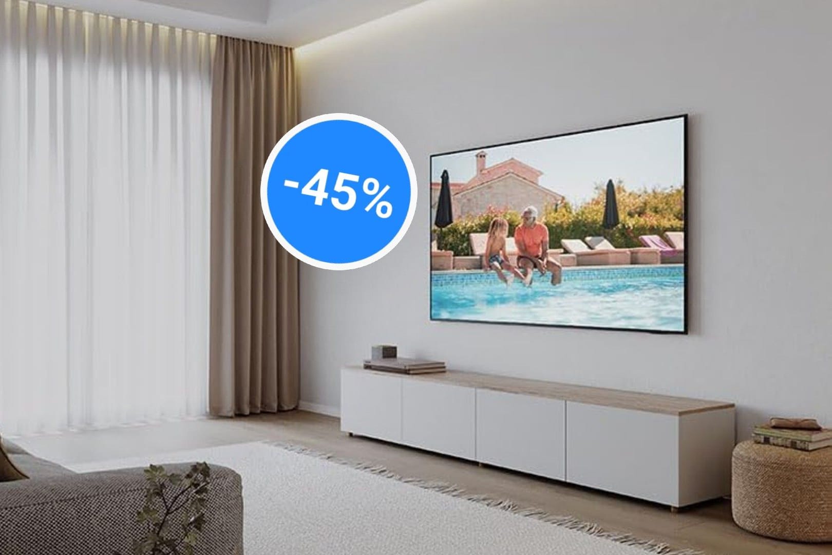 Rekordpreise sichern: Heute sind gleich mehrere 4K-Fernseher von Marken wie Samsung und LG radikal reduziert.