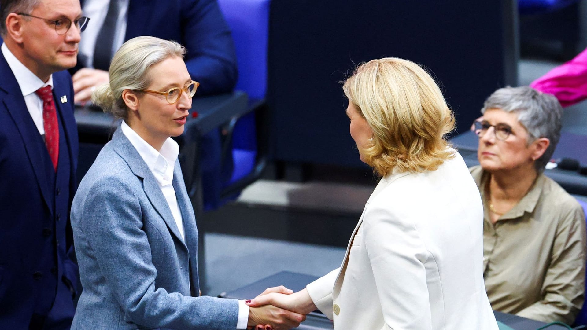 Inaugural session of the German lower house of Parliament, the Bundestag, in Berlin