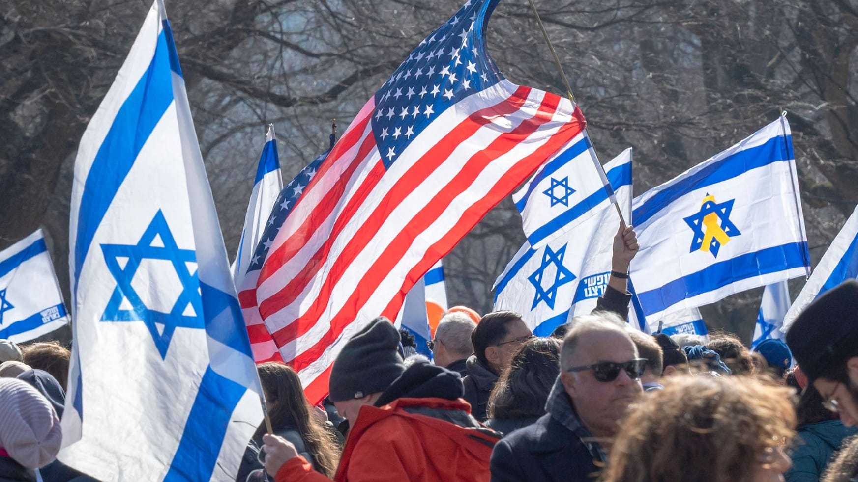 Eine rechte pro-israelische Demonstration in New York City: Die Gruppe US will eine Abschiebeliste an die US-Regierung weitergegeben haben.