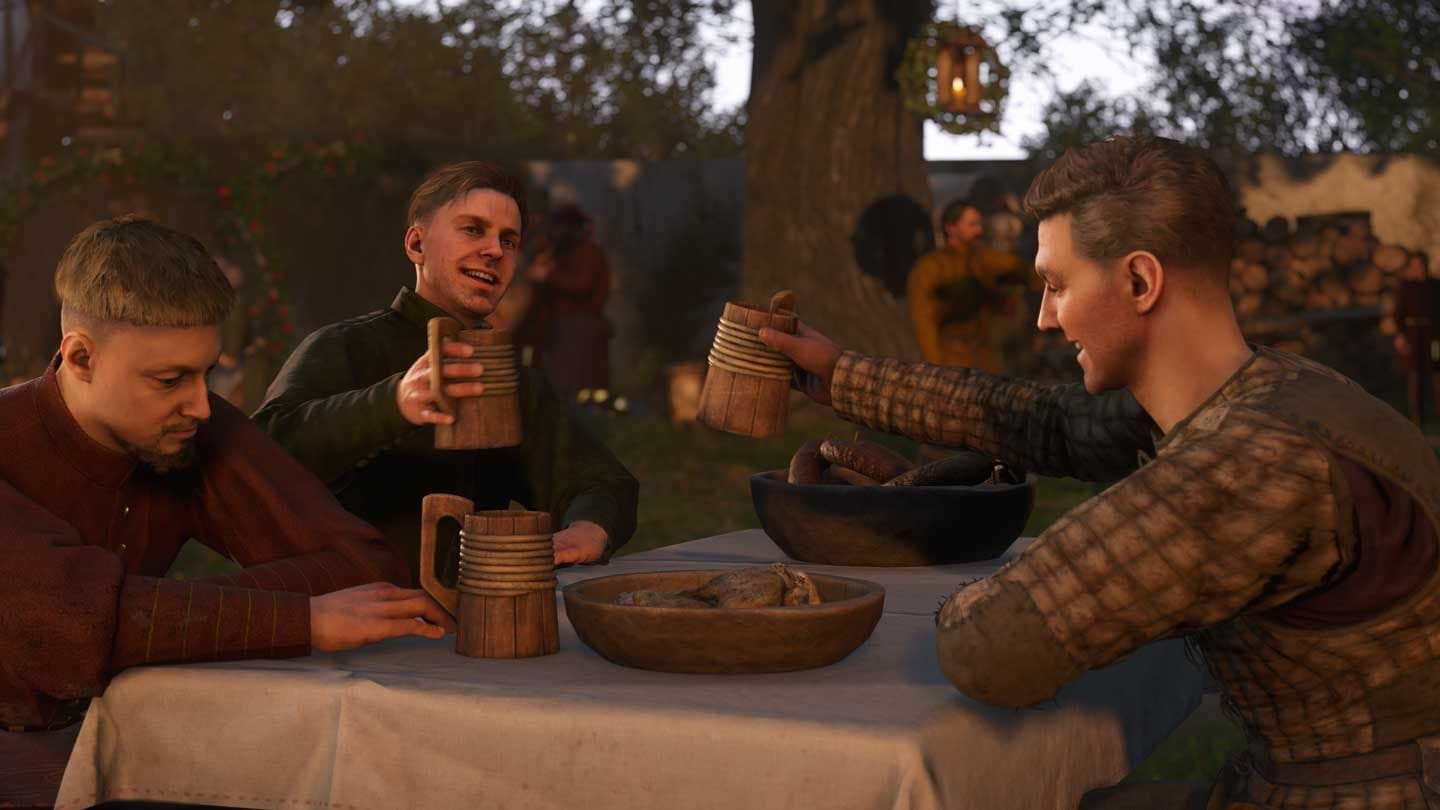 Obwohl es mitunter sehr ernst zugehen kann, kommt in "Kingdom Come Deliverance 2" Geselligkeit und Spaß nicht zu kurz.