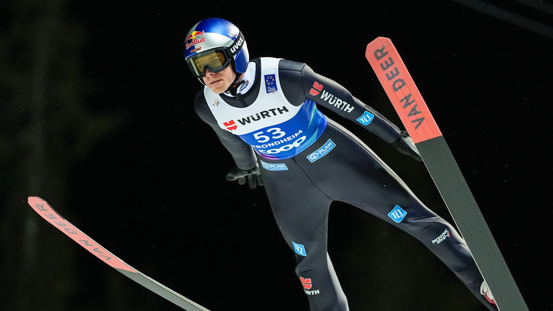 Andreas Wellinger: Er wurde Zweiter in der Qualifikation für die Normalschanze bei der WM in Trondheim.