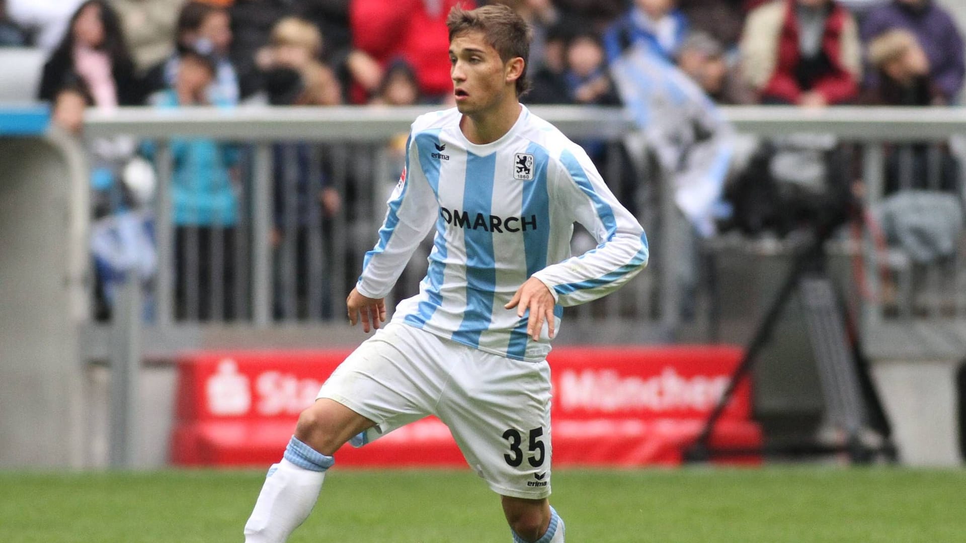 Moritz Leitner im Trikot von 1860 München (Archivbild): Insgesamt spielte er 13 Jahre lang für die "Löwen".