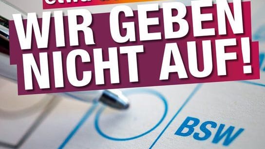 Um wenige Tausend Stimmen hat das BSW den Einzug in den Bundestag verpasst. Nun will die Partei vor dem Bundesverfassungsgericht eine Neuauszählung der Stimmen veranlassen.