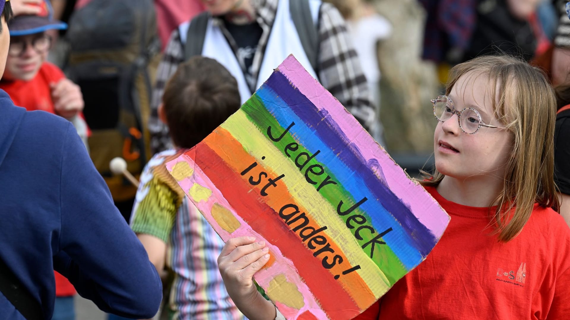 Demonstration für Inklusion und Vielfalt in Köln