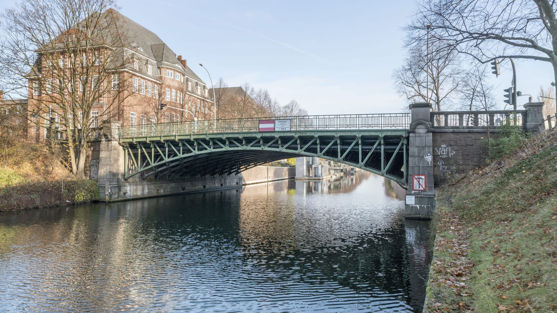 Die Wartenaubrücke in Hamburg: Das historische Bauwerk wird schon bald saniert.