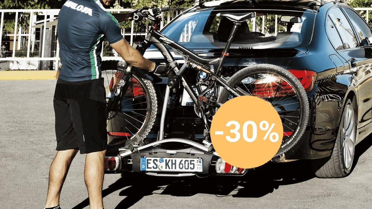 Bei Obi ist heute ein praktischer Fahrradträger von Thule zum Tiefpreis unter 350 Euro erhältlich.