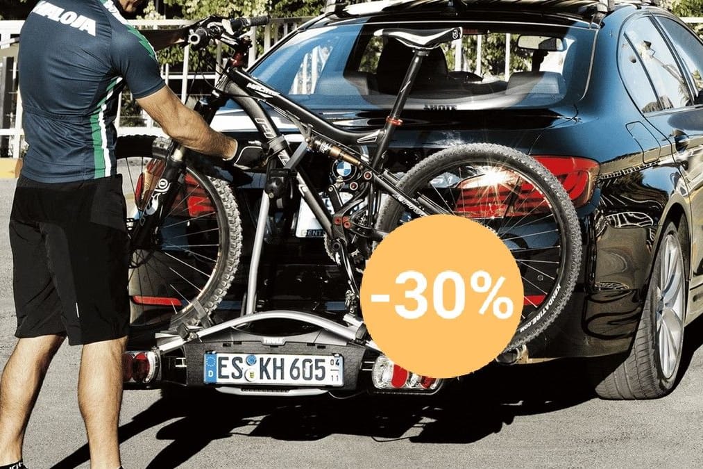 Bei Obi ist heute ein praktischer Fahrradträger von Thule zum Tiefpreis unter 350 Euro erhältlich.