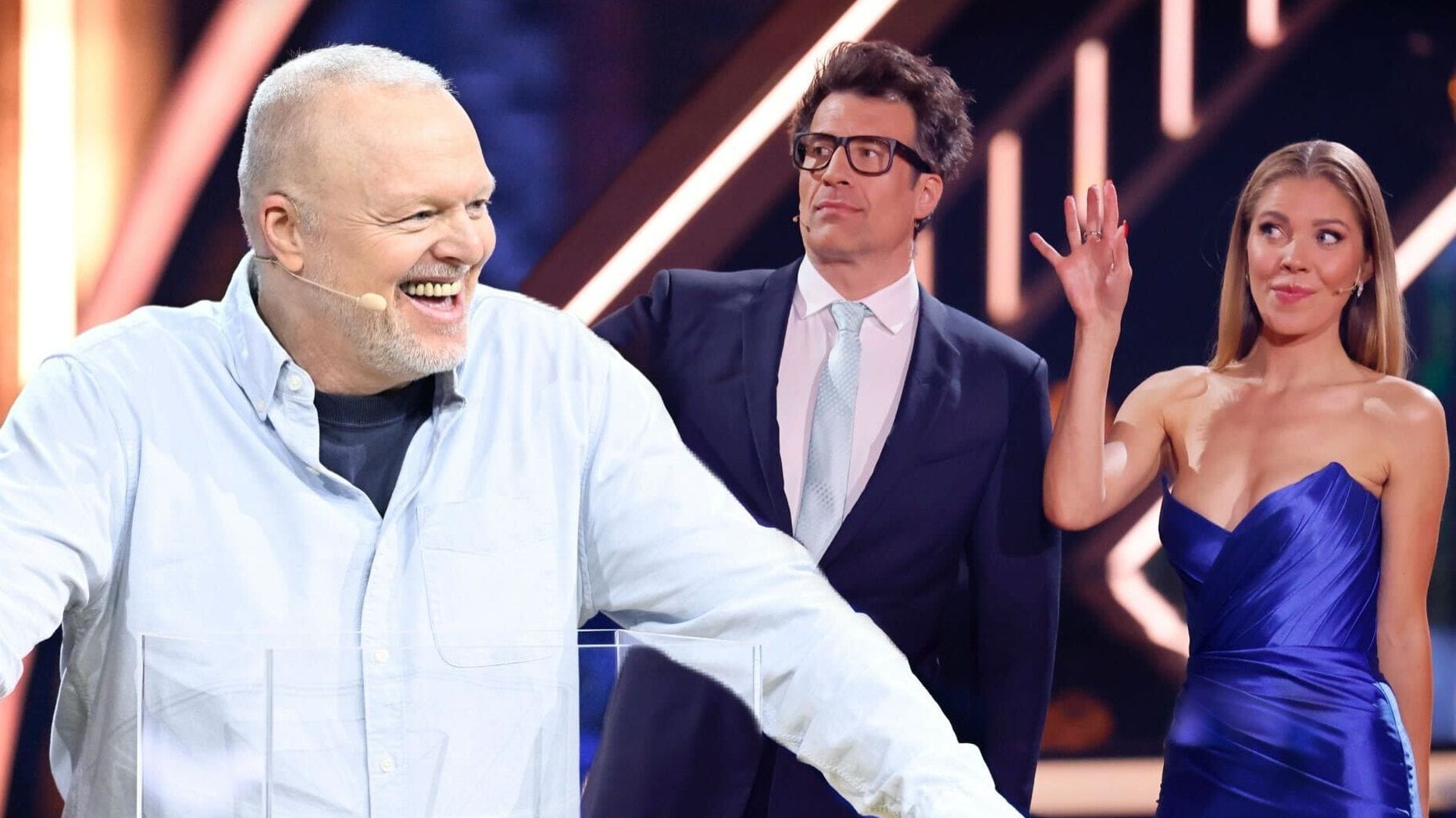 Stefan Raab: Der Moderator war am Freitagabend bei "Let's Dance" zu Gast.