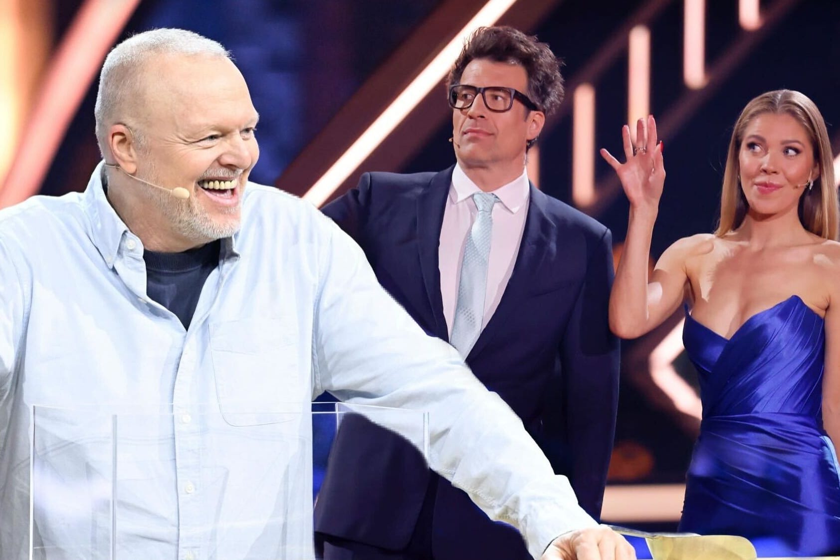 Stefan Raab: Der Moderator war am Freitagabend bei "Let's Dance" zu Gast.