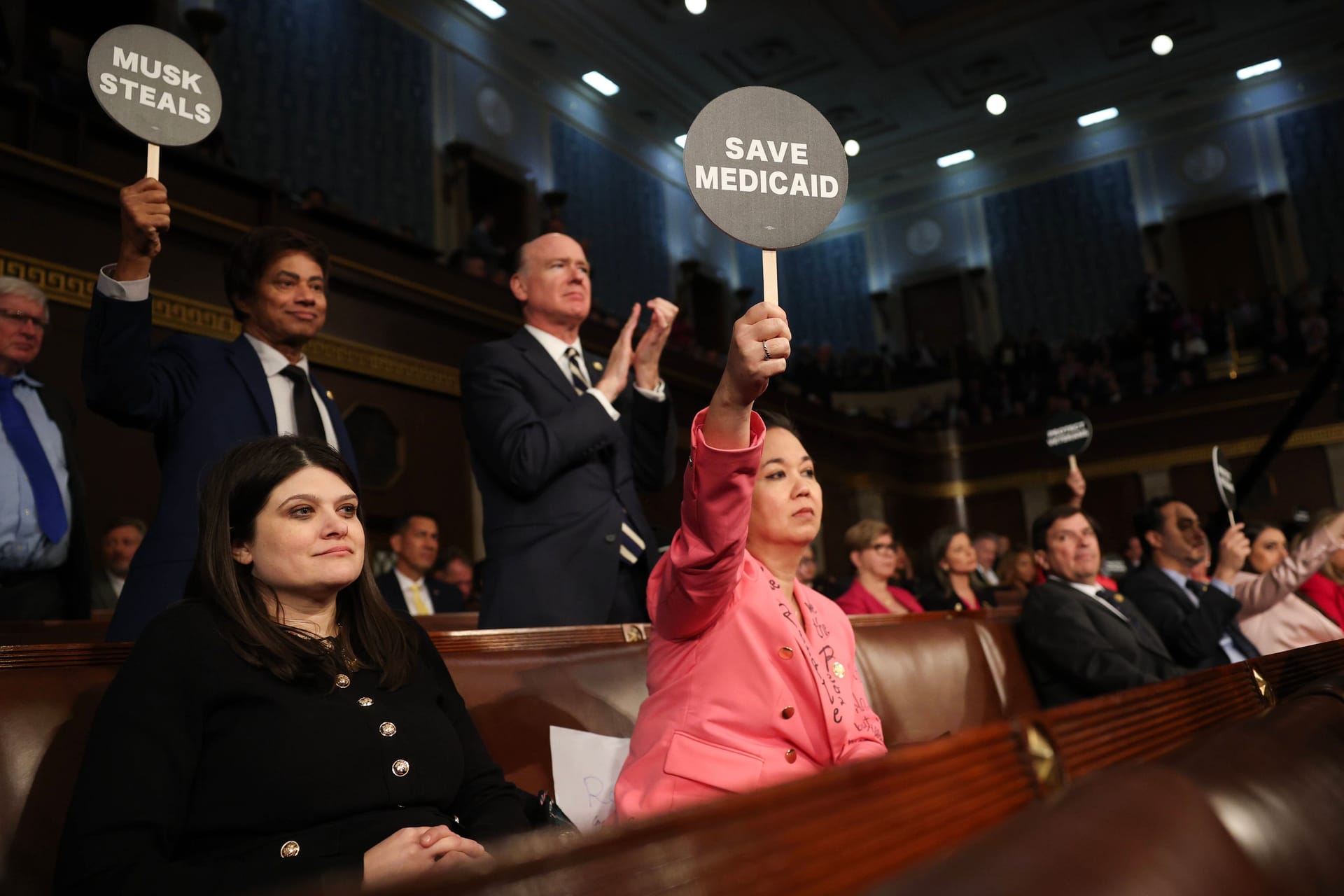 Demokratischer Protest im US-Kongress.