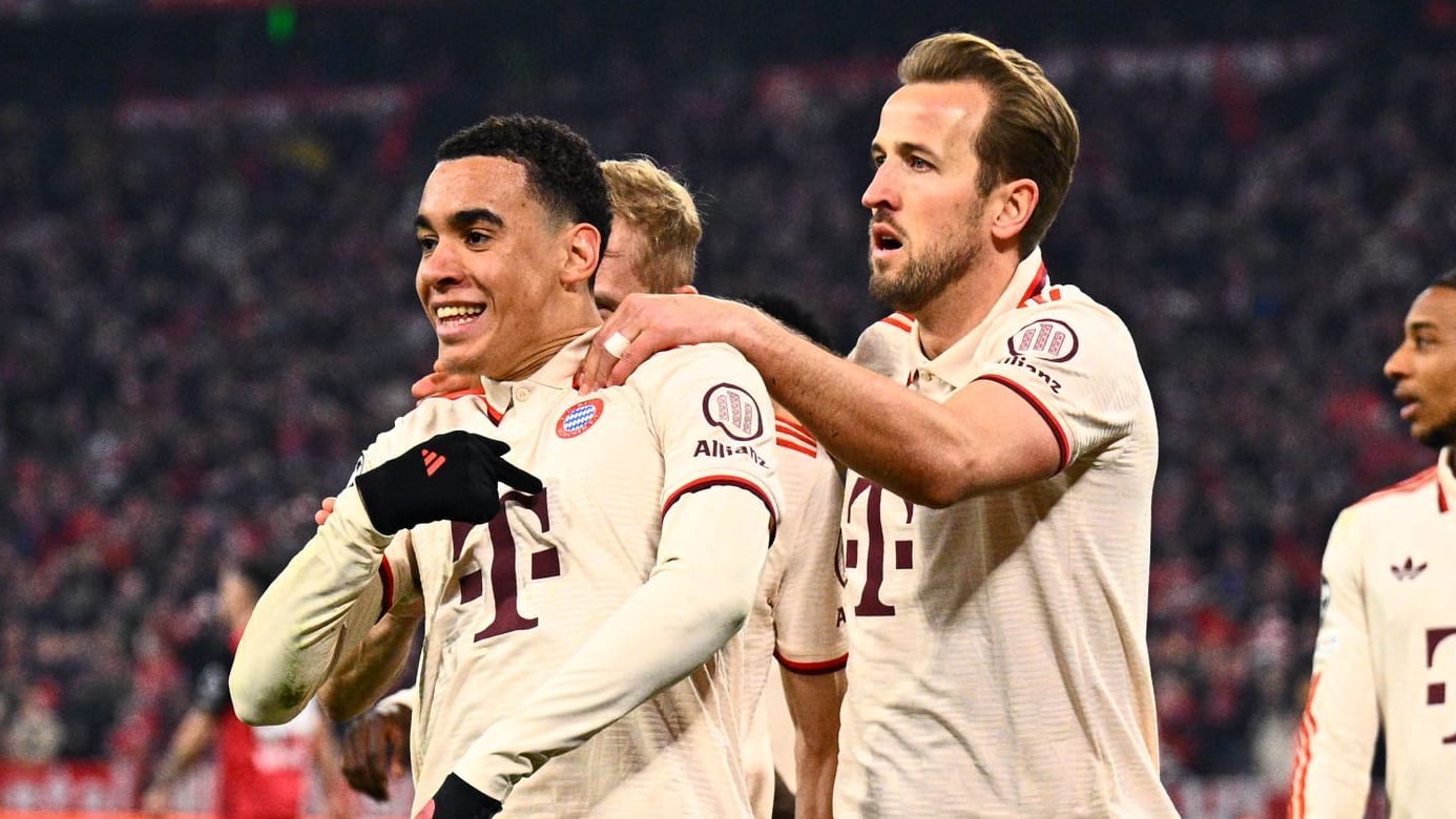 Der FC Bayern gewinnt das Achtelfinalhinspiel in der Champions League gegen Bayer Leverkusen deutlich mit 3:0. Dabei weist der Rekordchampion den deutschen Meister klar in die Schranken. Kane setzt dabei eine unglaubliche Serie fort. Die Einzelkritik: