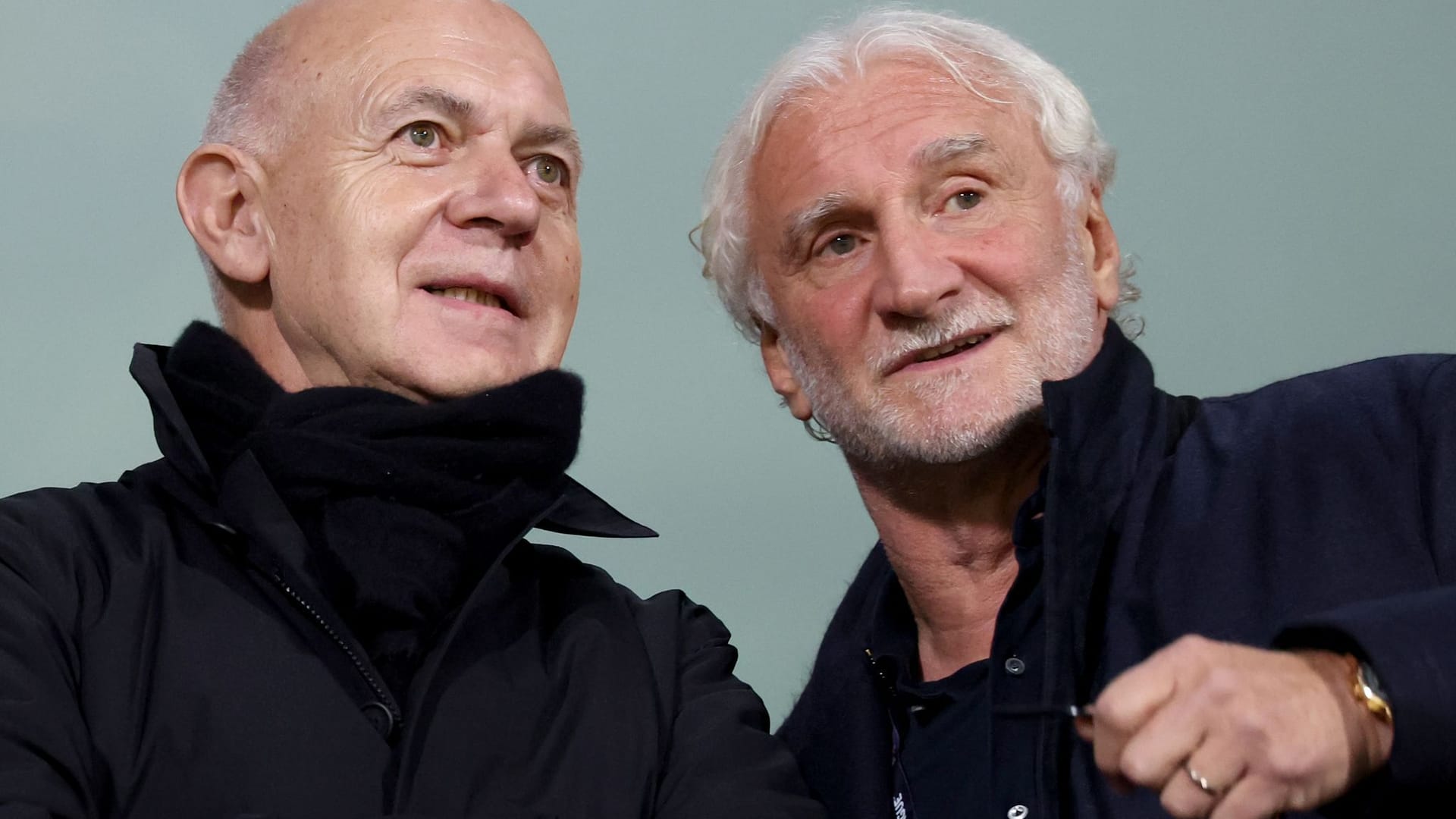 Bernd Neuendorf und Rudi Völler