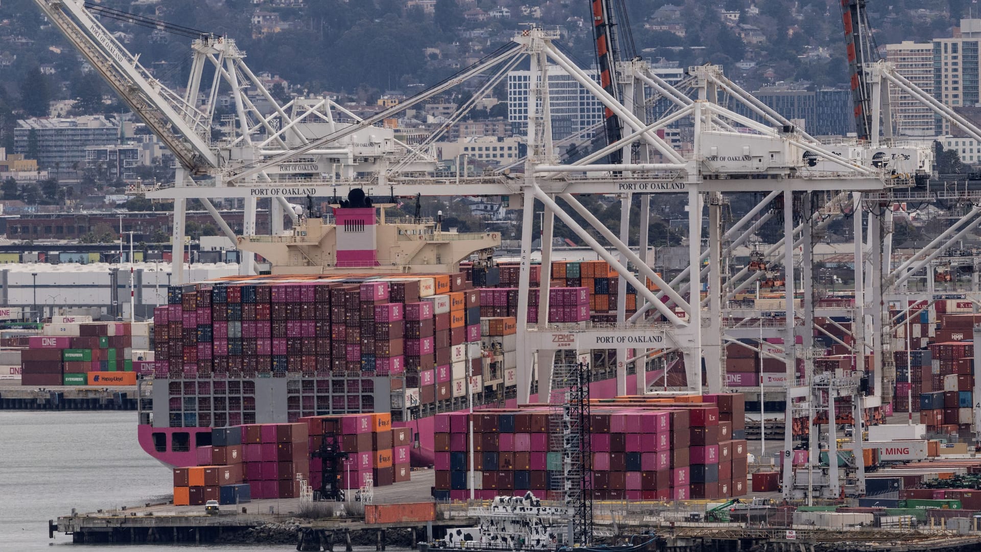 Containerhafen in Oakland, Kalifornien (Archivbild).