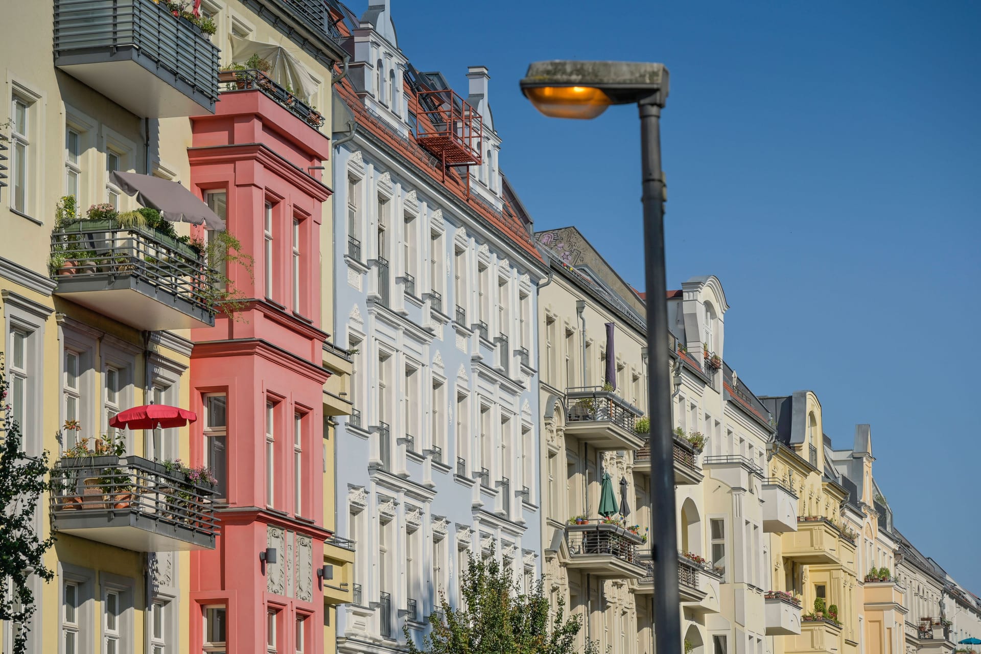 Altbauten, Immanuelkirchstraße, Prenzlauer Berg, Pankow, Berlin, Deutschland