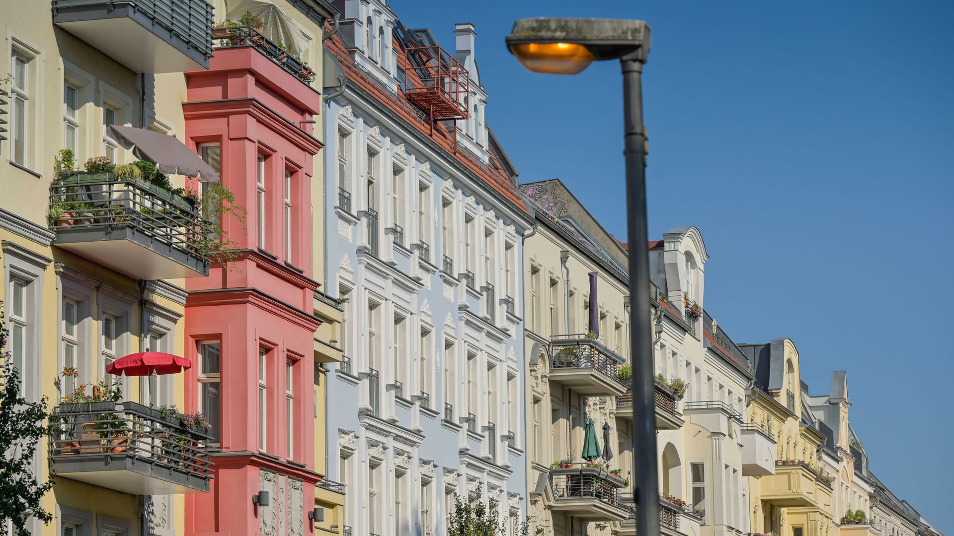 Altbauten, Immanuelkirchstraße, Prenzlauer Berg, Pankow, Berlin, Deutschland