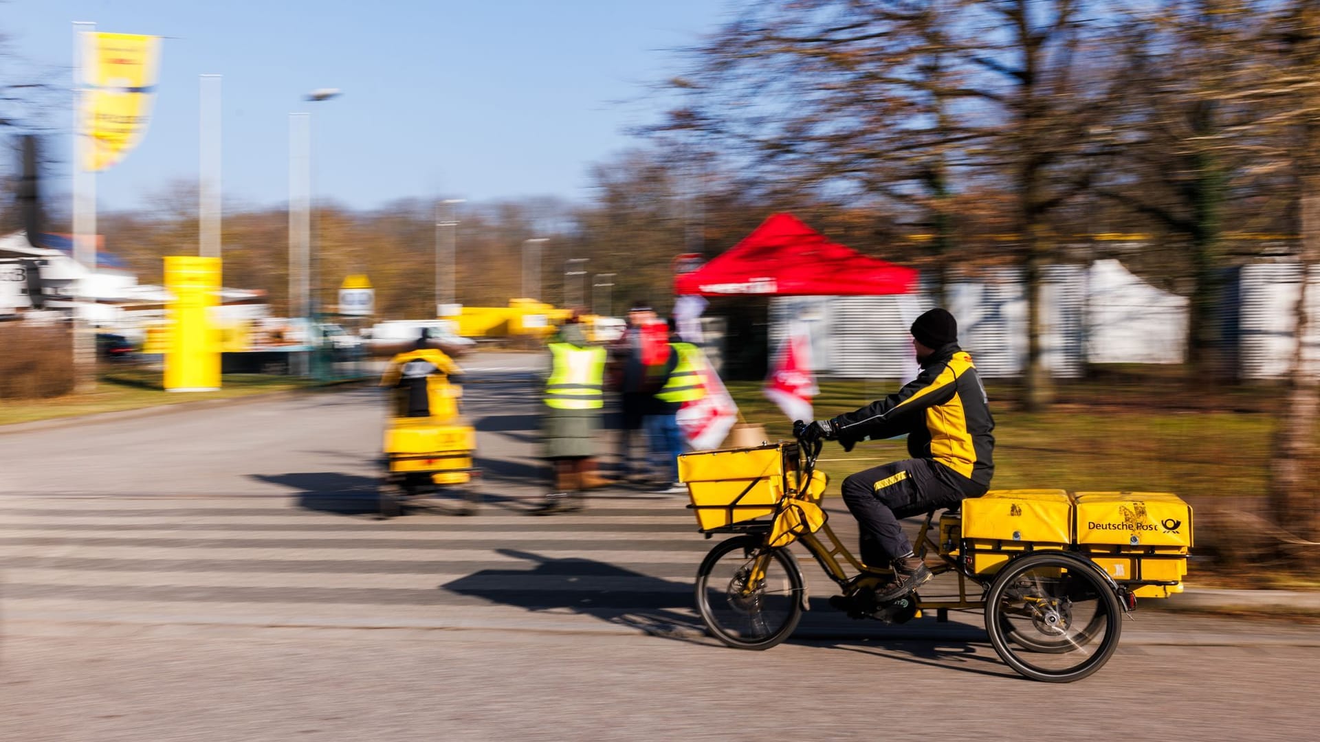 Verdi bestreikt Briefzentren der Post