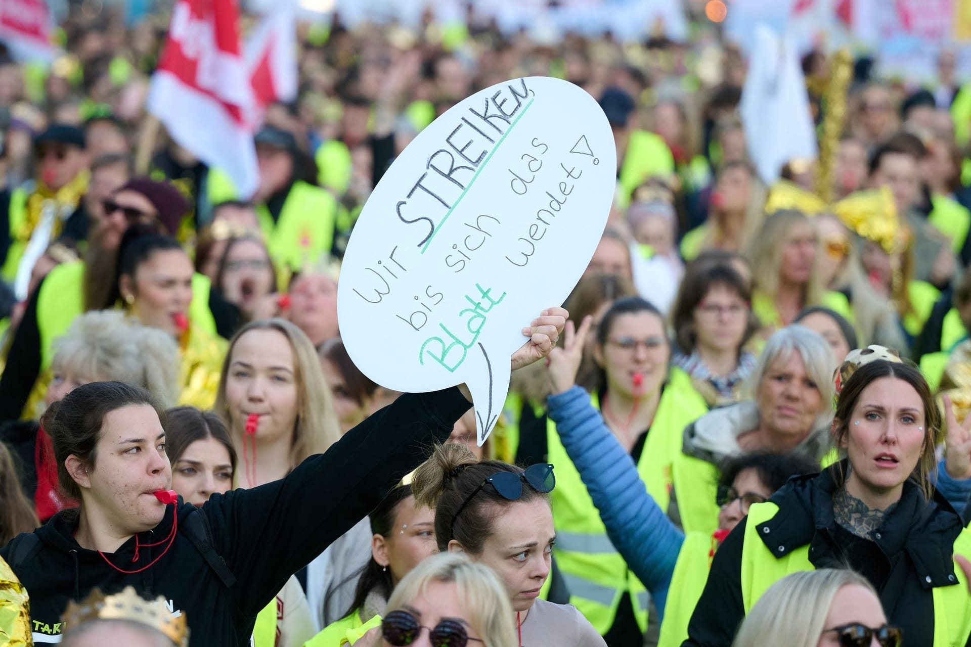 Streiktag der Frauenberufe im Öffentlichen Dienst