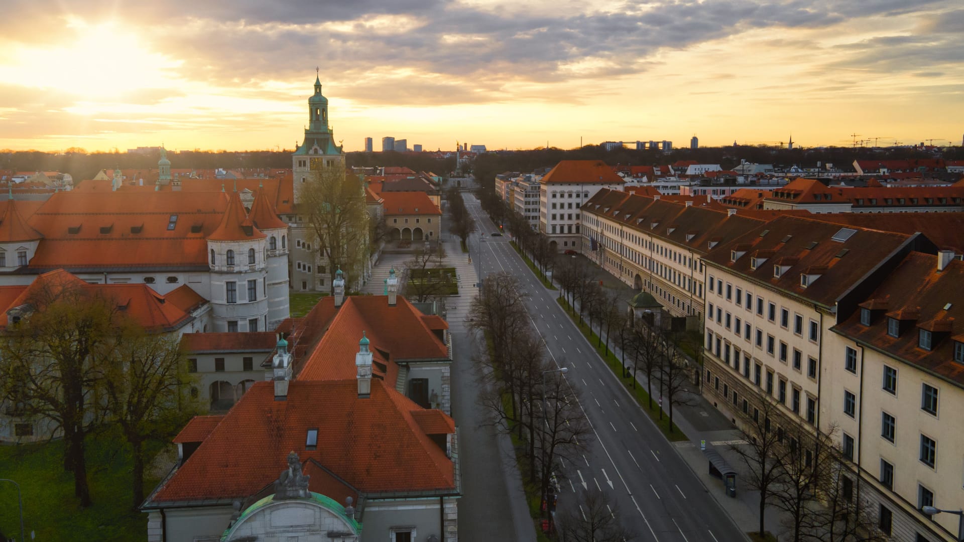 Sonnenaufgang in München (Archivbild):