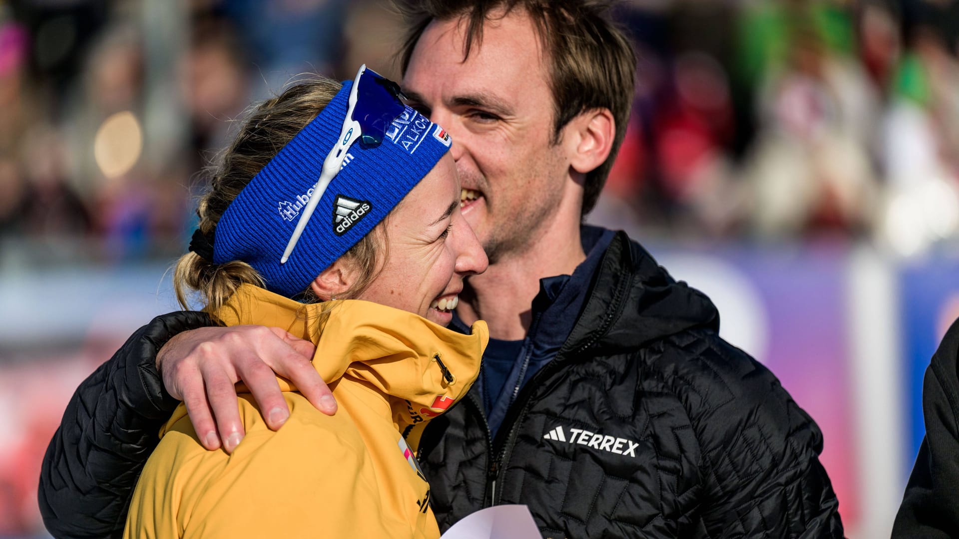 Franziska Preuß und Simon Schempp: Der Ex-Biathlet ist der Partner der Gesamtweltcupgewinnerin.