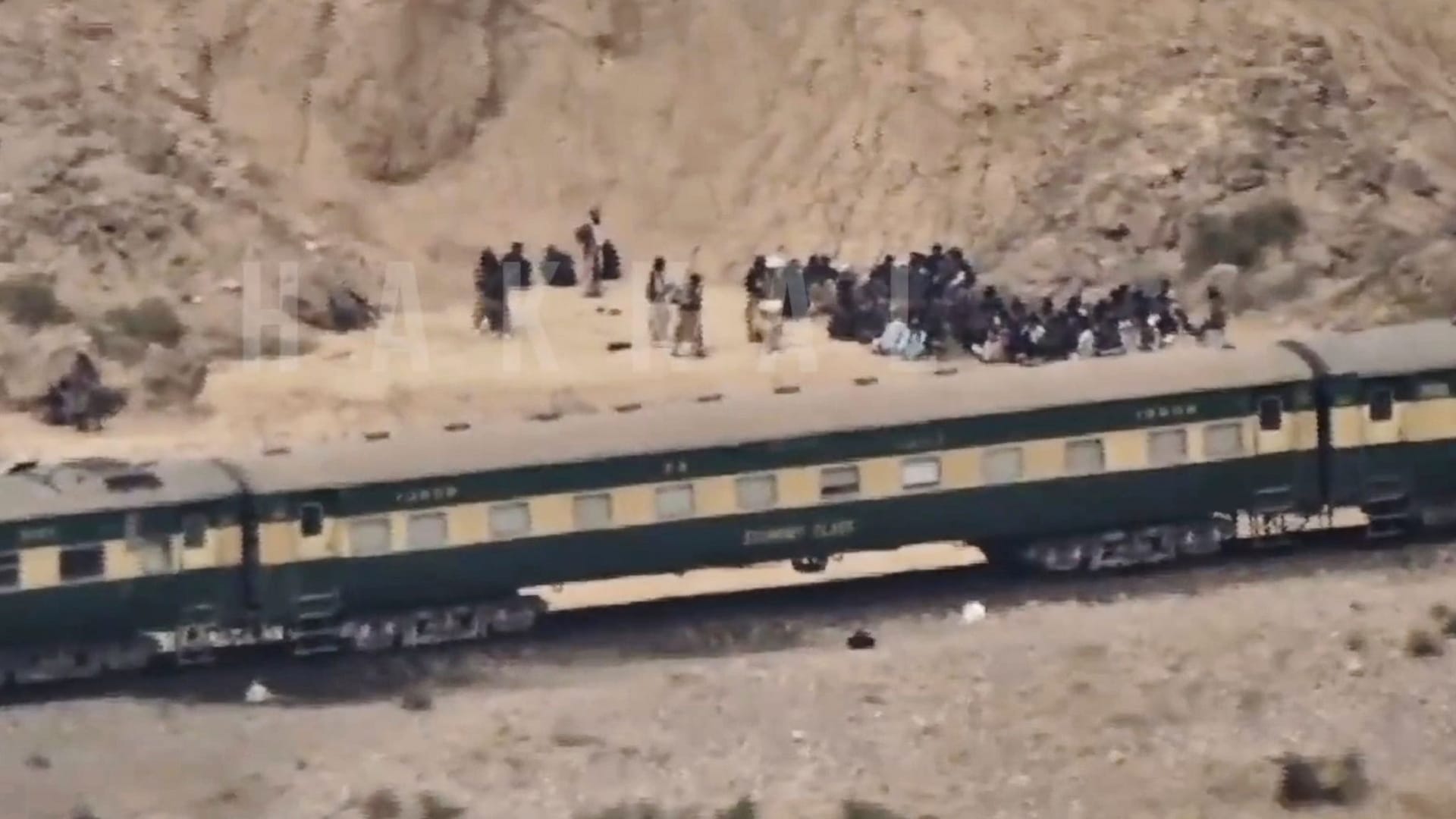 Pakistan Train Attacked