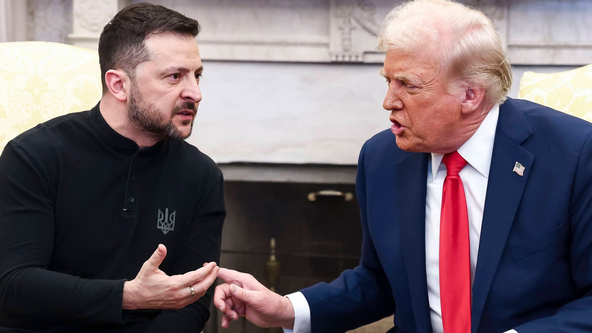 Donald Trump und Wolodymyr Selenskyj vor dem Weißen Haus (Archivbild): Kurze Zeit später kam es Ende Februar zur Eskalation im Oval Office. Donald Trump und Wolodymyr Selenskyj vor dem Weißen Haus (Archivbild): Kurze Zeit später kam es Ende Februar zur Eskalation im Oval Office.
