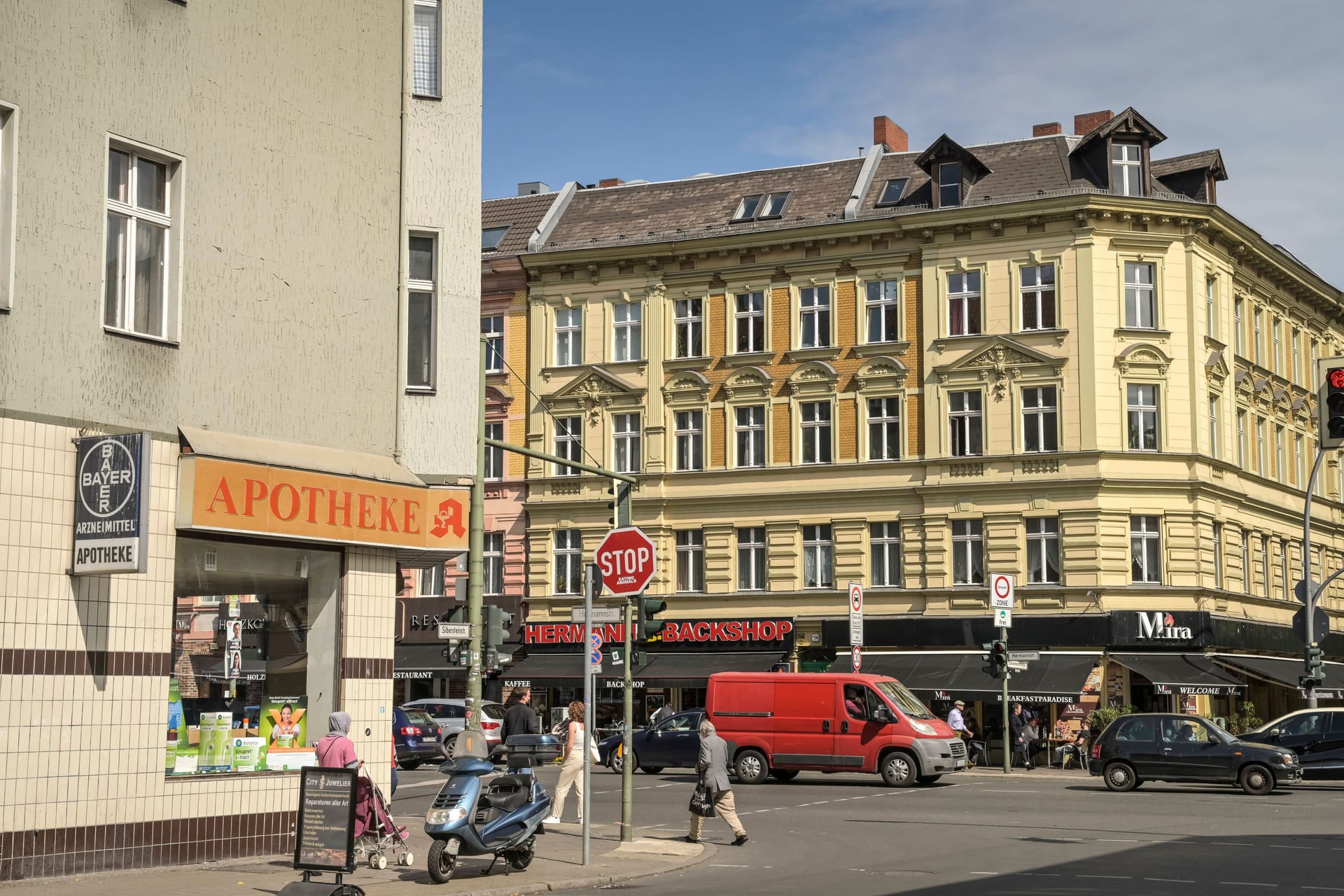 Die Silbersteinstraße in Neukölln (Archivbild): Hier ist es zu dem Unfall gekommen.