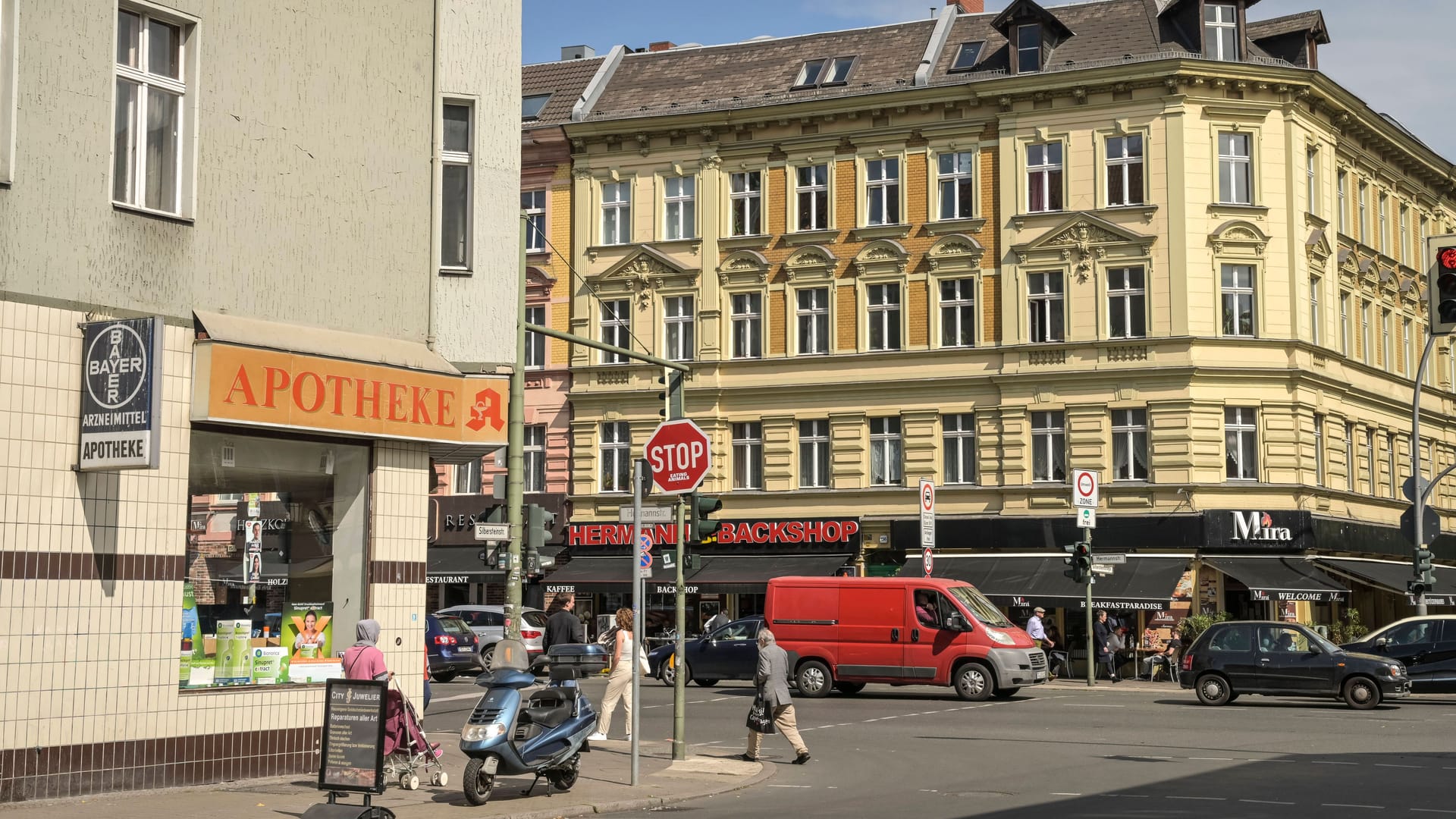 Die Silbersteinstraße in Neukölln (Archivbild): Hier ist es zu dem Unfall gekommen.