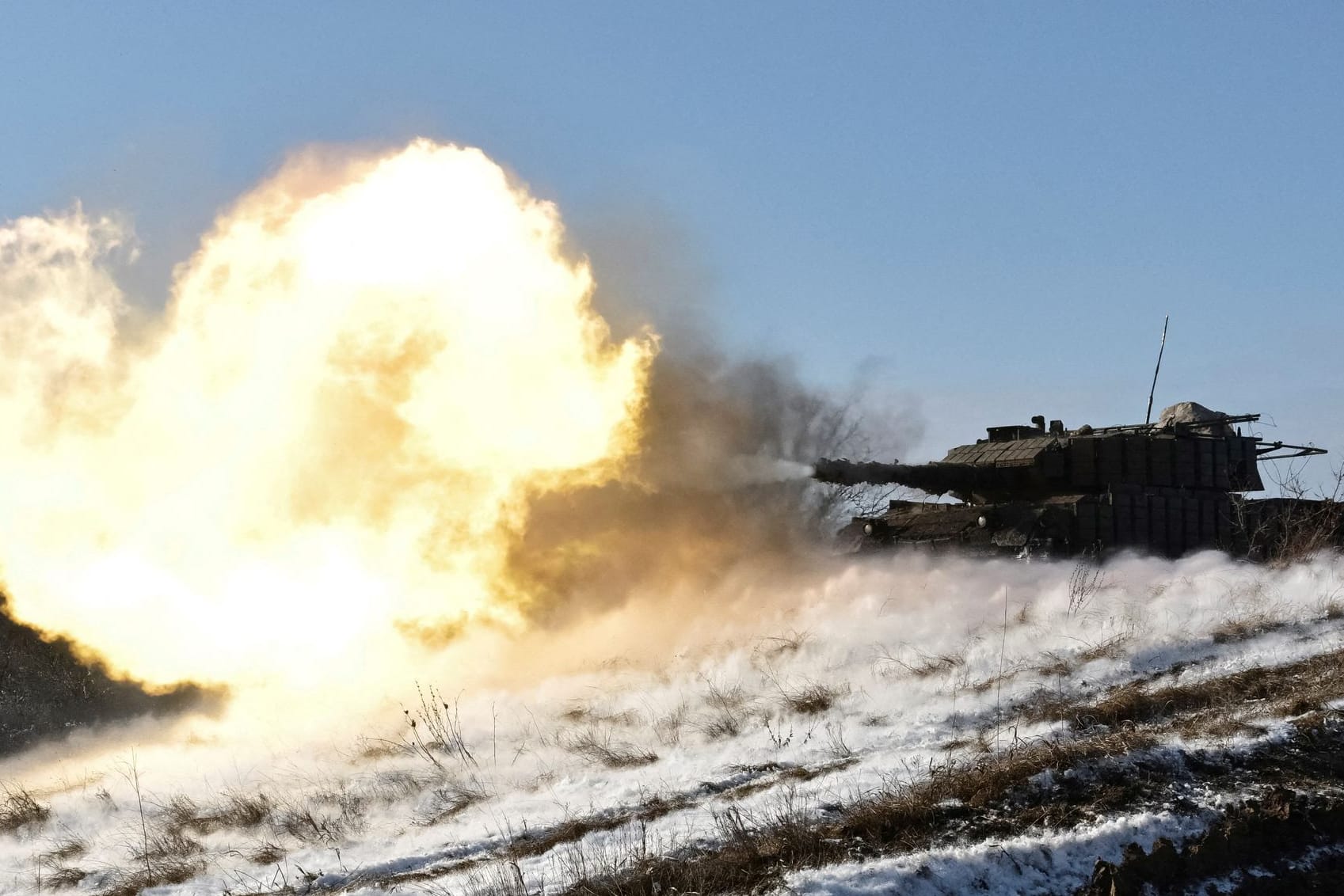 Ein Leopard 1A5 Panzer: Die EU-Staaten wollen viel Geld für Verteidigung ausgeben.