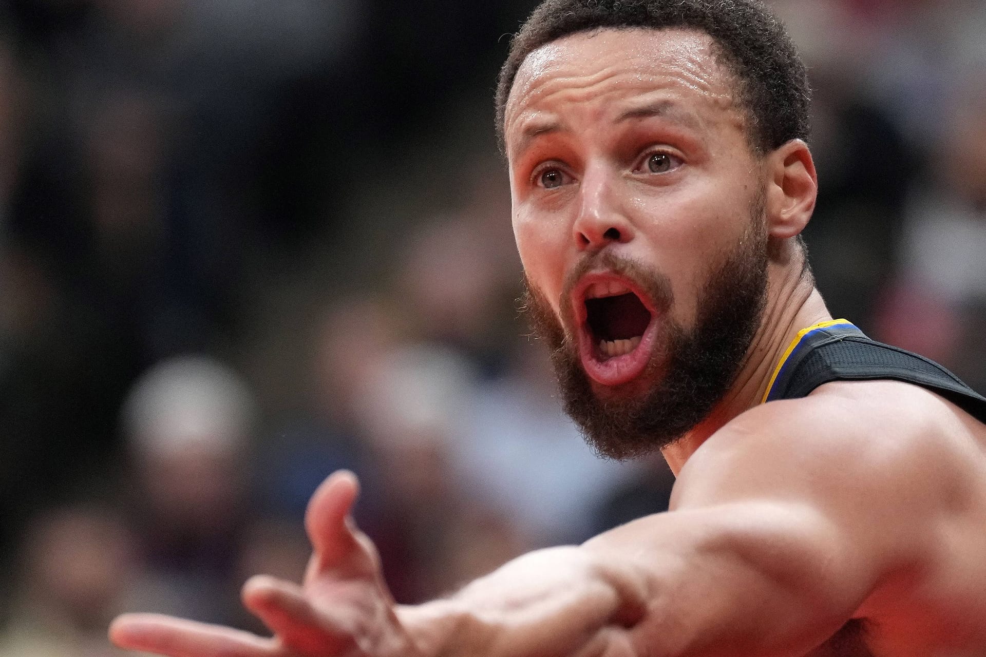 Stephen Curry: Er spielt bei den Golden State Warriors.