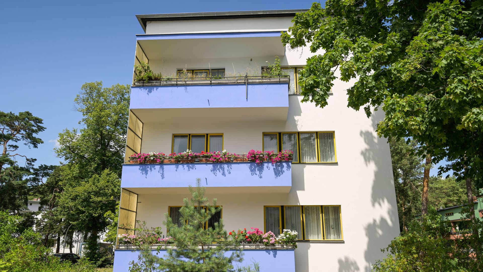 Wohnhaus in der Waldsiedlung Zehlendorf (Archivbild): Bunte Häuser findet man hier an jeder Ecke.