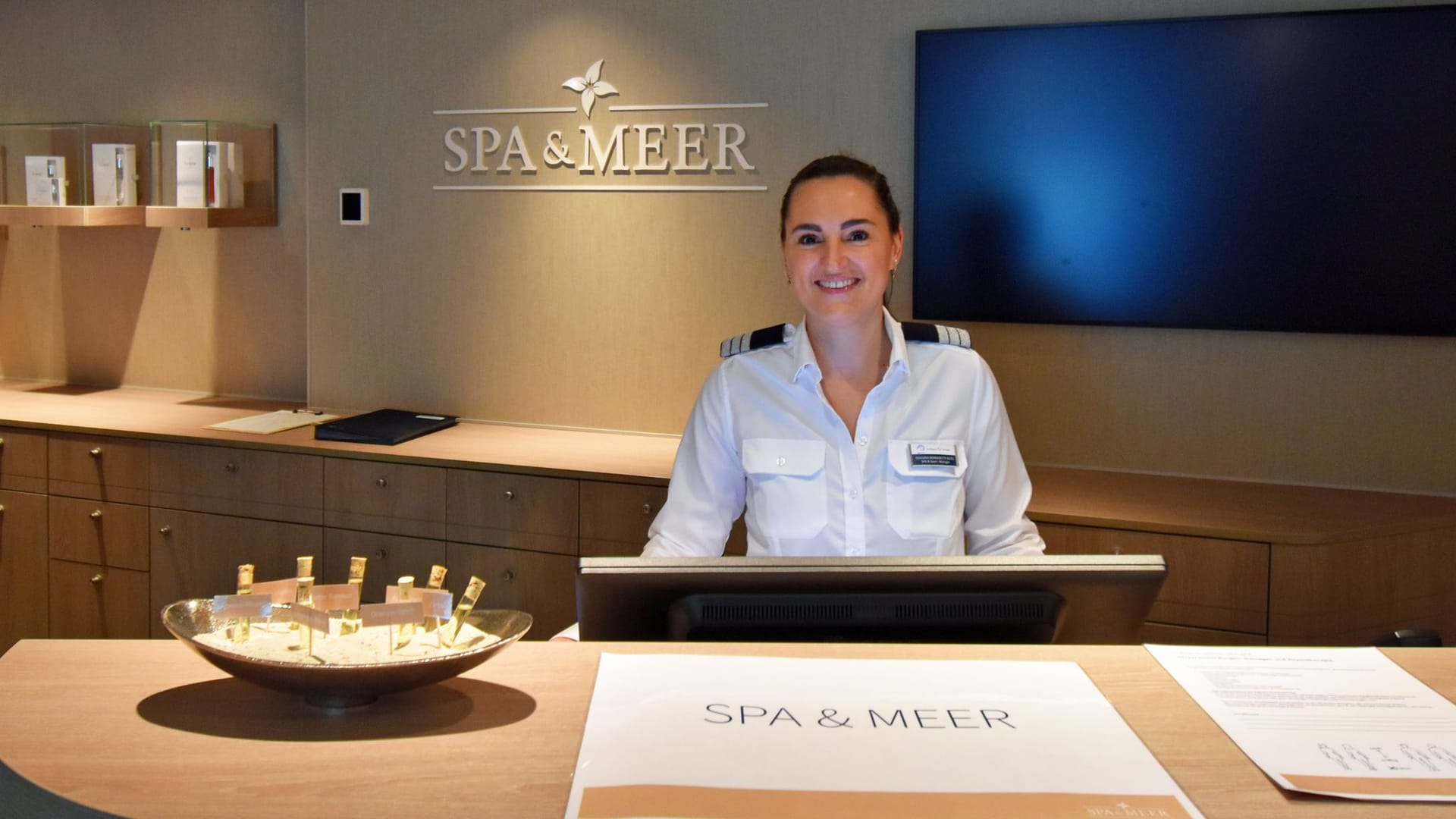 Die Spa & Sport Managerin Giuliana Rizzo wird die "Mein Schiff Relax" am 9. April taufen.