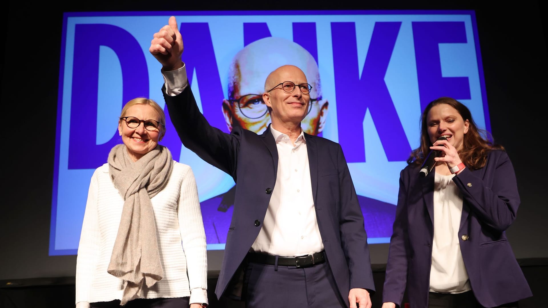 Bürgerschaftswahl Hamburg - Wahlparty SPD