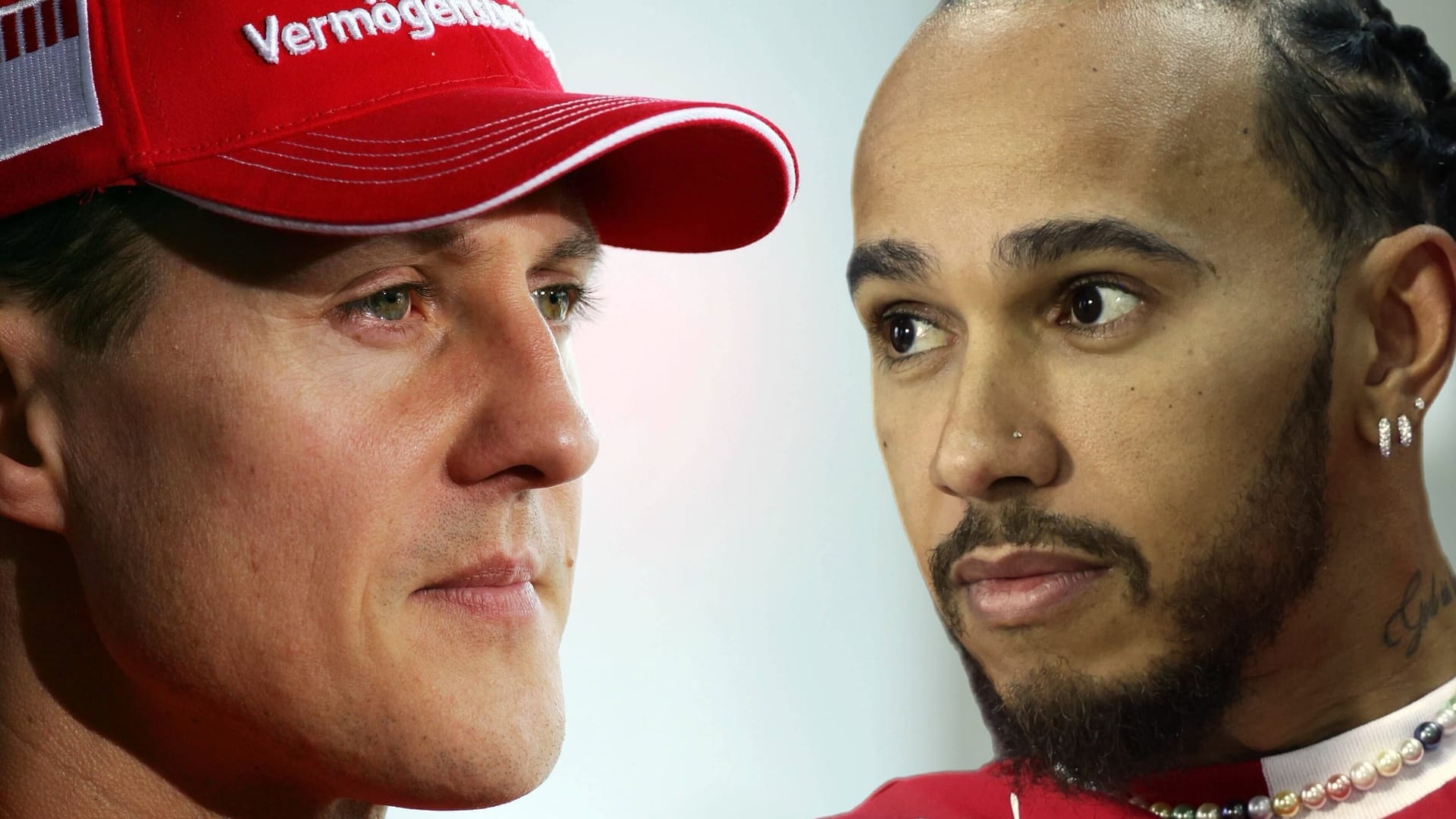 Im Formel-1-Olymp: Noch teilen sich Michael Schumacher (li.) und Lewis Hamilton den Rekord für sieben Weltmeistertitel.