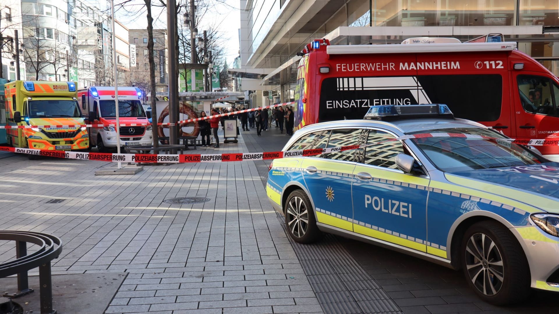 Polizeieinsatz in Mannheim