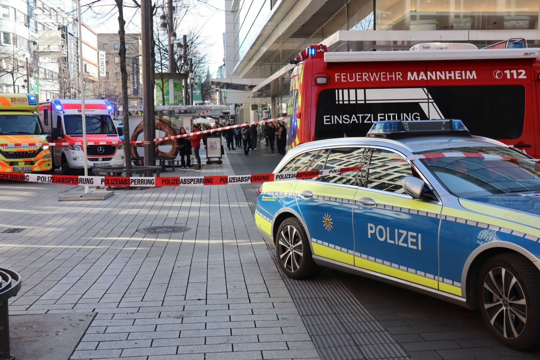 Polizeieinsatz in Mannheim