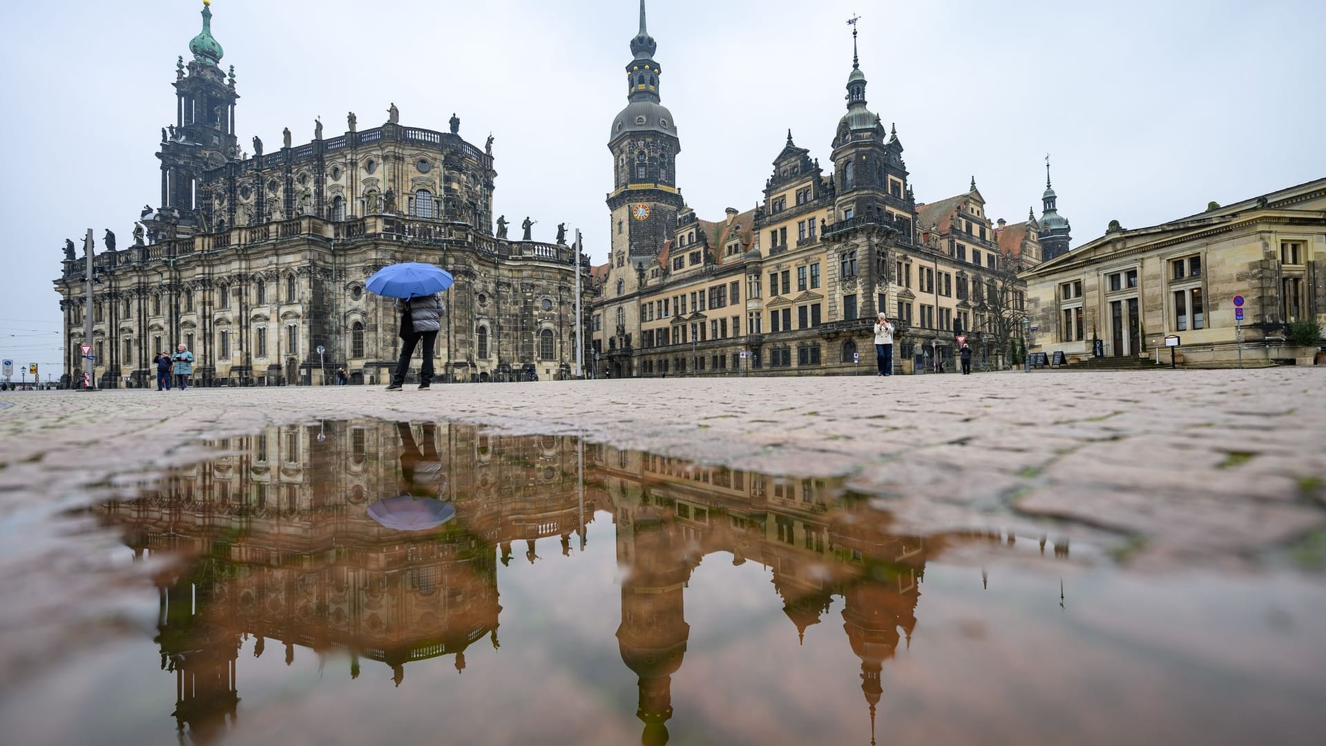 Trübes Wetter in Dresden