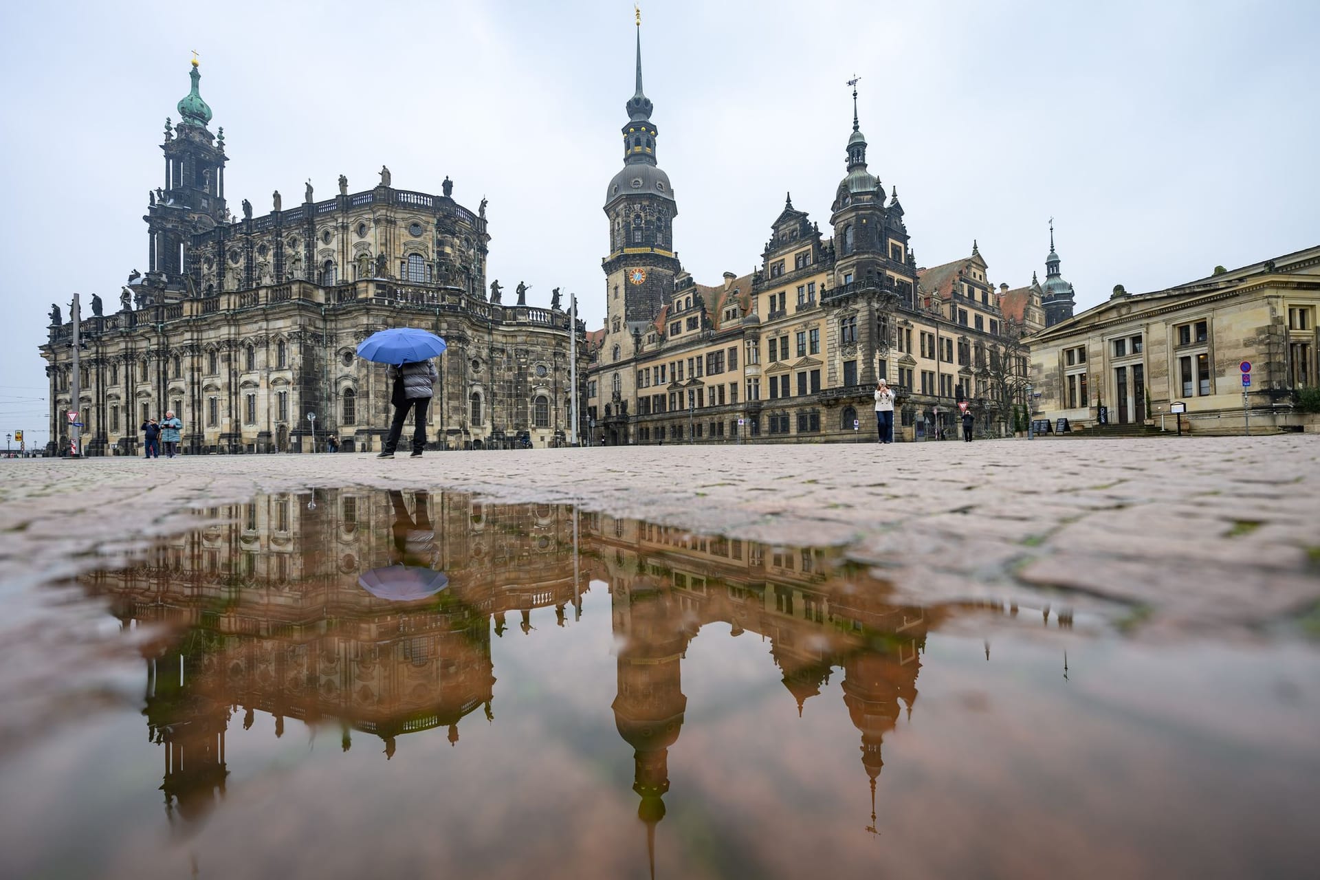 Trübes Wetter in Dresden