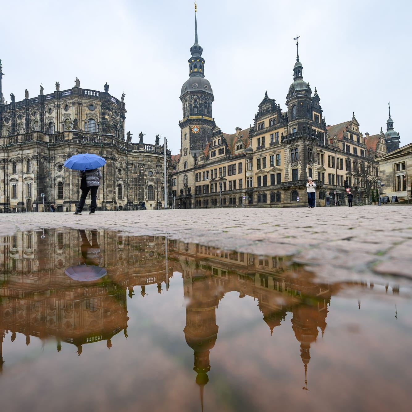 Trübes Wetter in Dresden