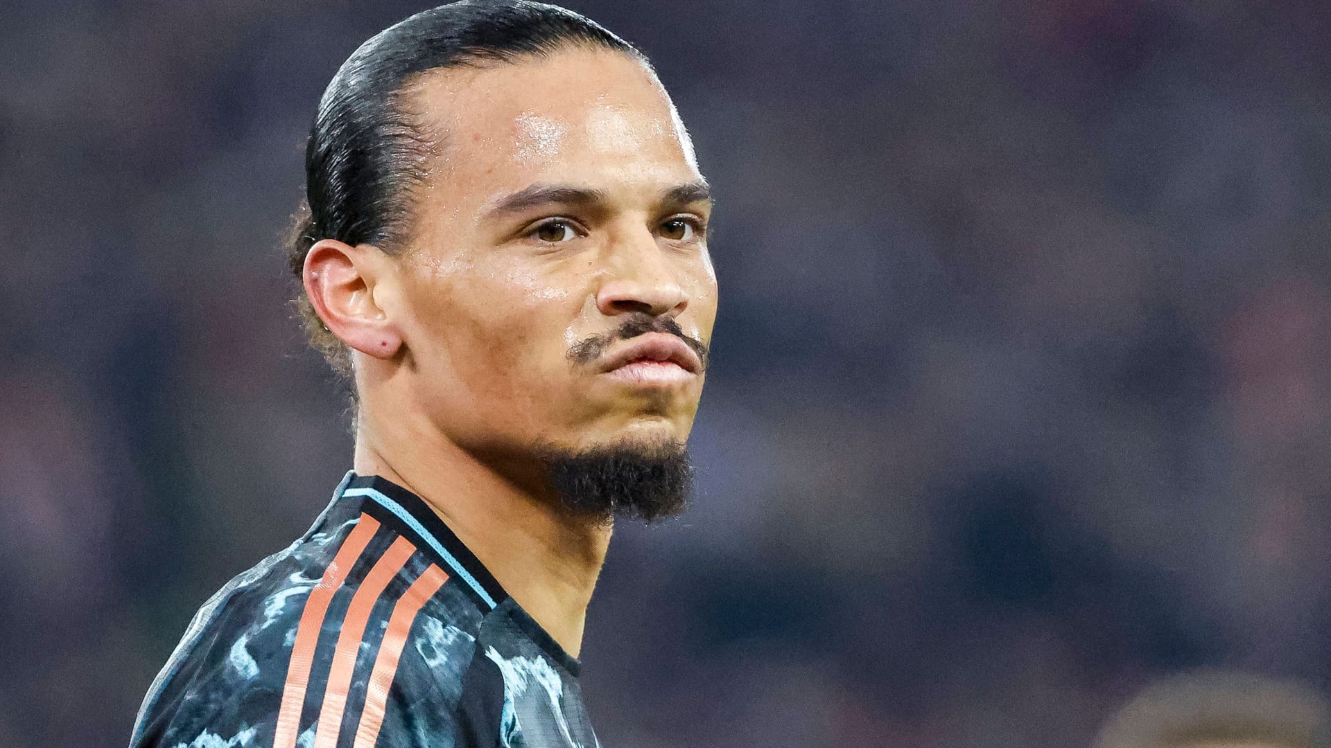 Leroy Sané: er spielt seit 2020 für die Bayern.