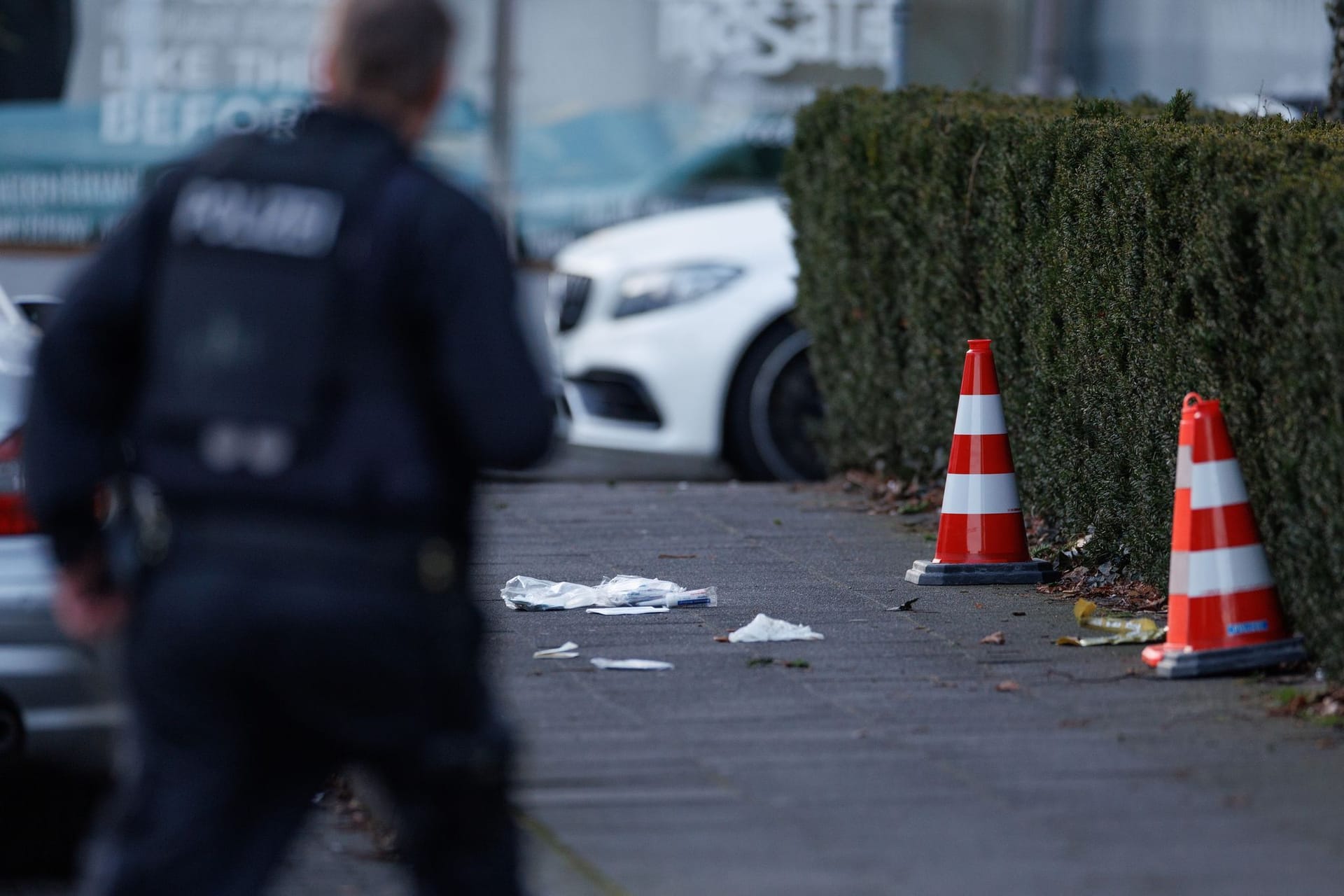 Großeinsatz der Polizei am Landgericht in Bielefeld