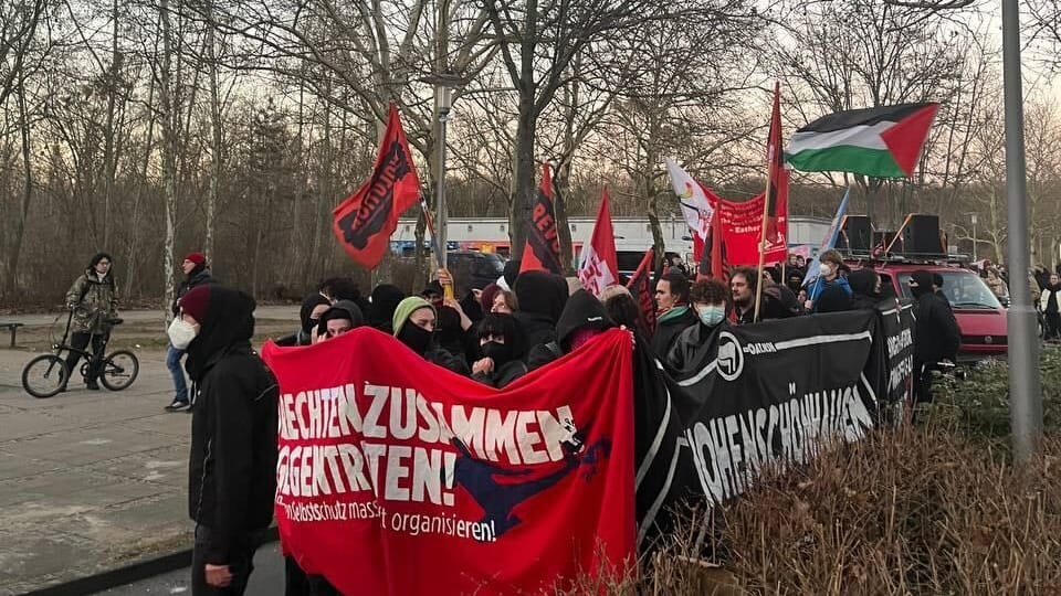 Solidaritäts-Demonstration für Leon W.