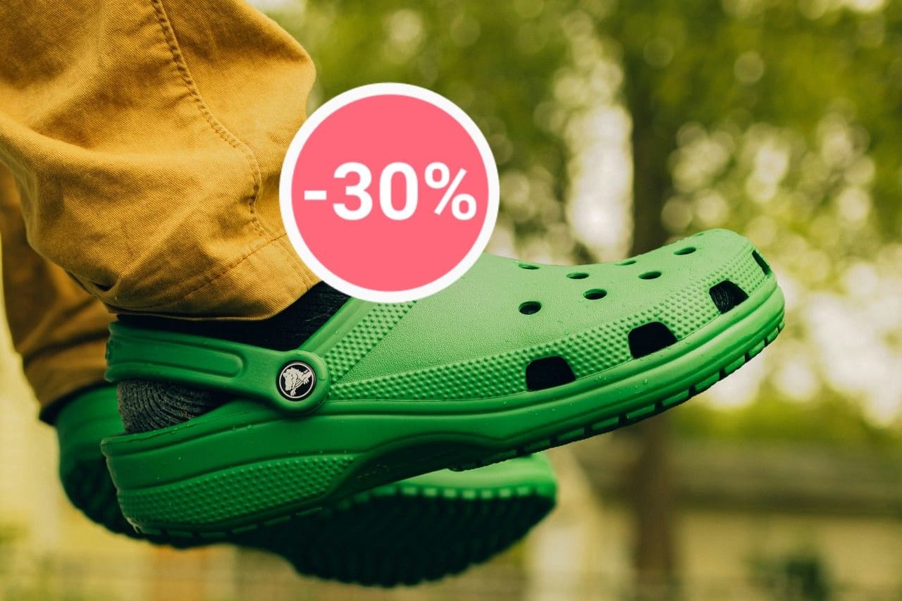 Crocs im Sale: Bei Amazon sparen Sie 30 Prozent auf Sandalen der Kultmarke (Symbolbild).