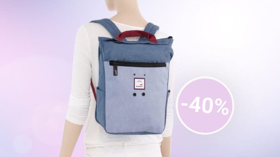 Bei Otto können Sie heute einen urbanen Rucksack zum Tiefpreis unter 20 Euro ergattern.